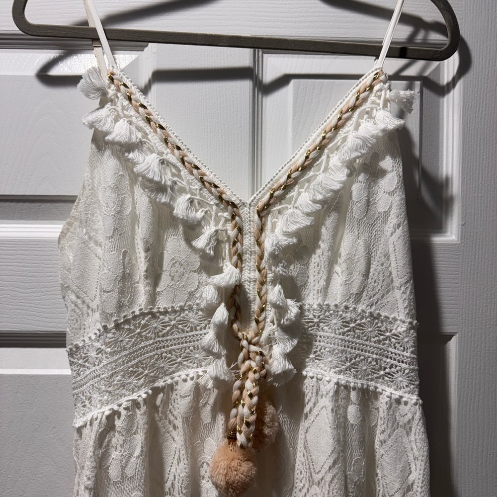 Cupshe white lace dress XL EUC super cute!!!!!! - Picture 2 of 12